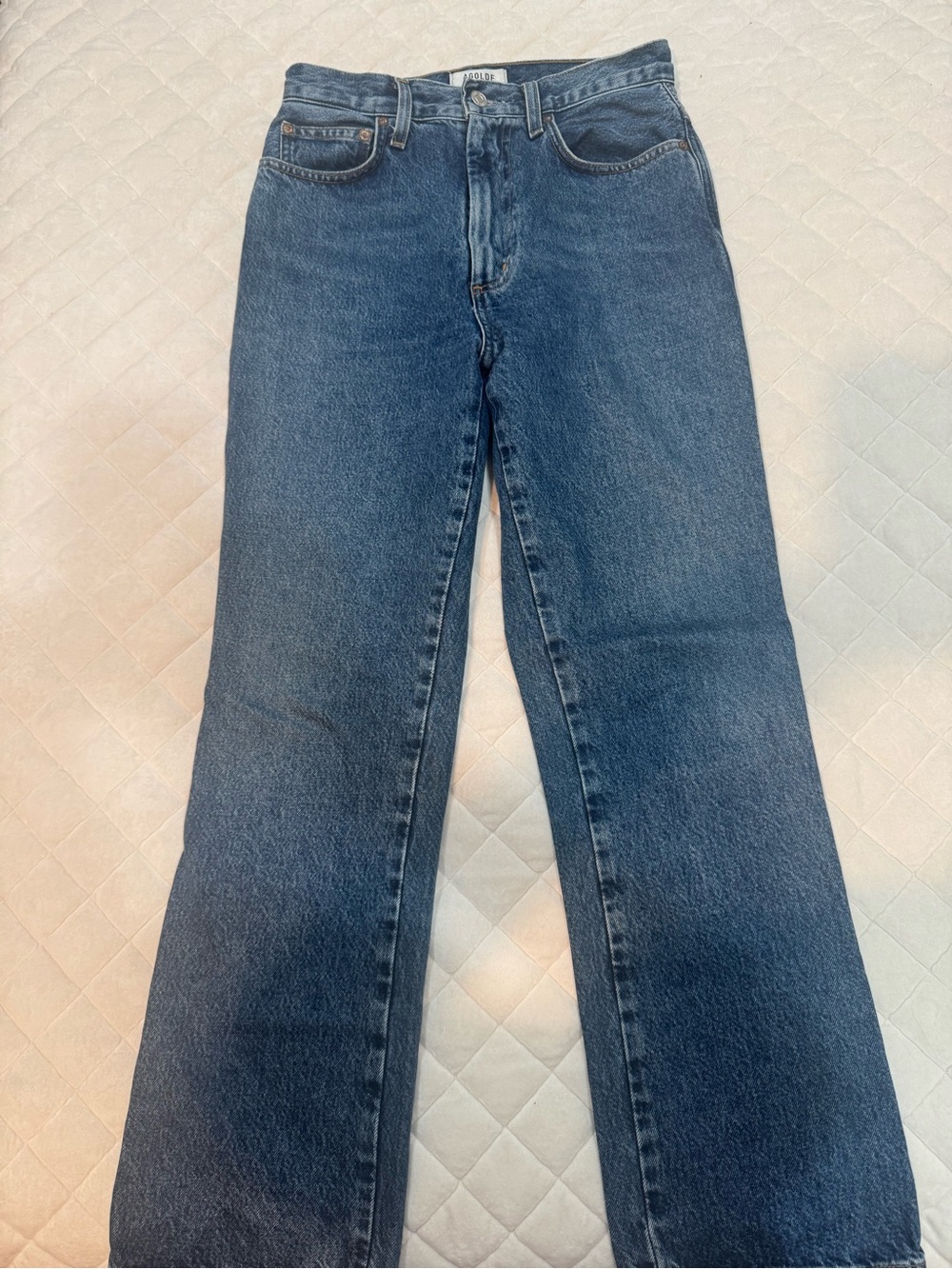 Agolde Dark Blue Flare Jeans